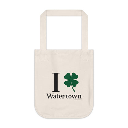I Clover Watertown Organic Canvas Tote Bag