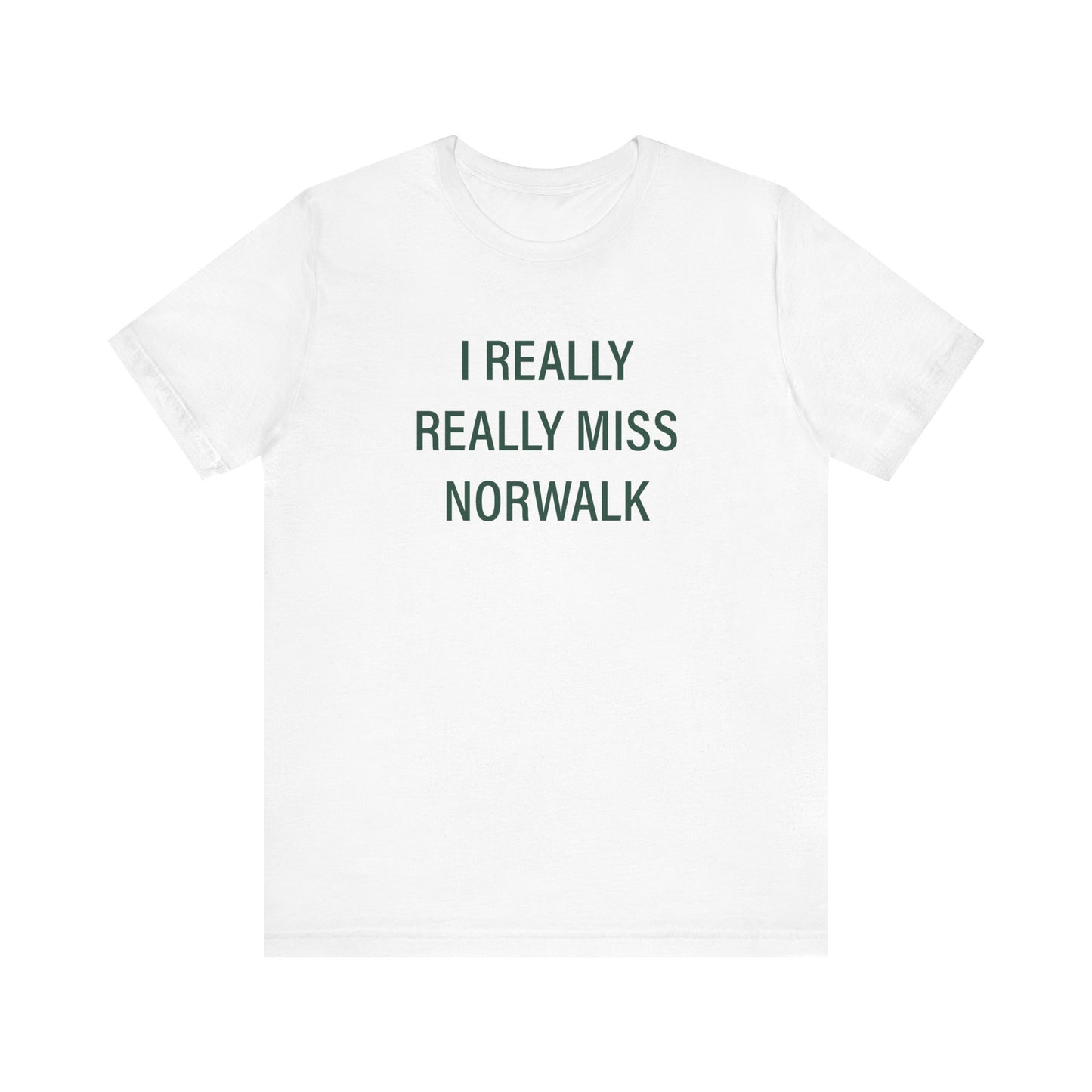 I Really Really Miss Norwalk  Unisex Jersey Short Sleeve T-Shirt