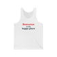 Rowayton is My Happy Place Unisex Jersey Tank Top