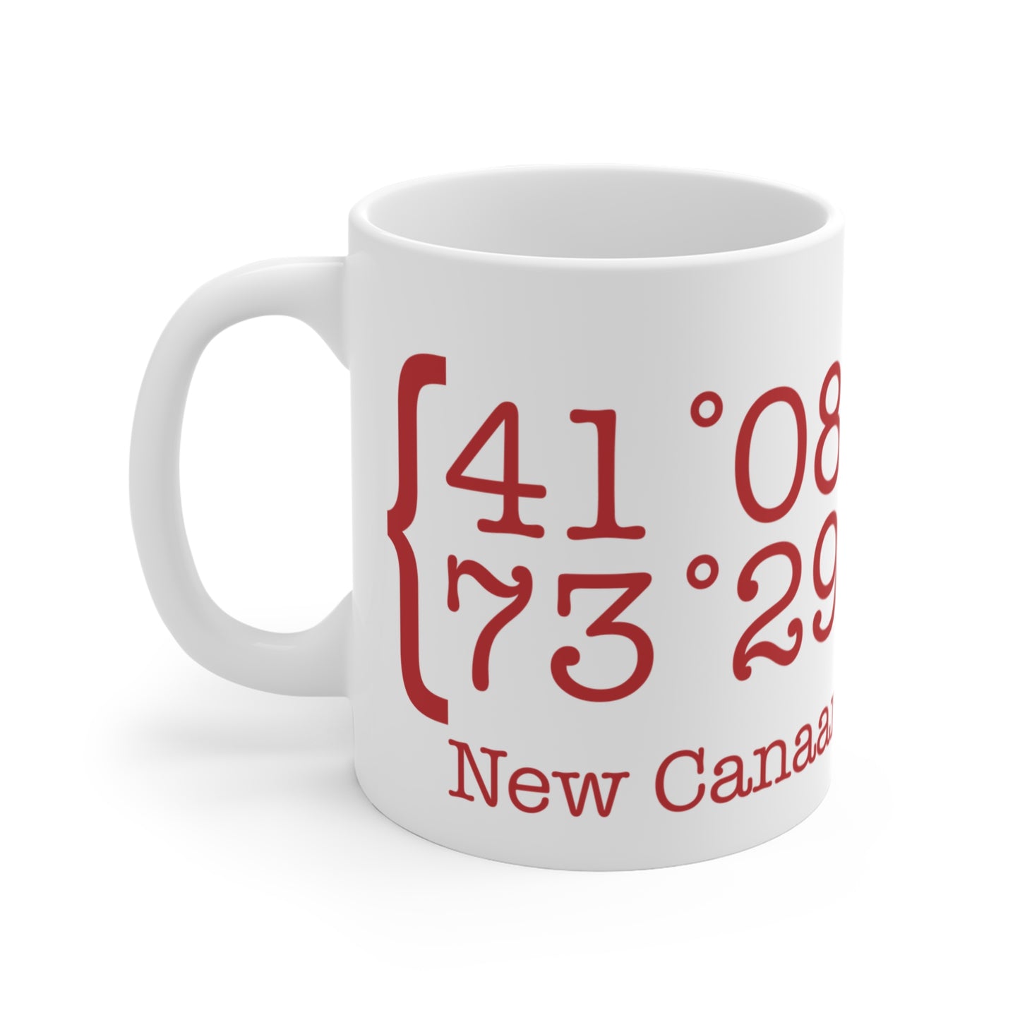 New Canaan Coordinates Mug 11oz
