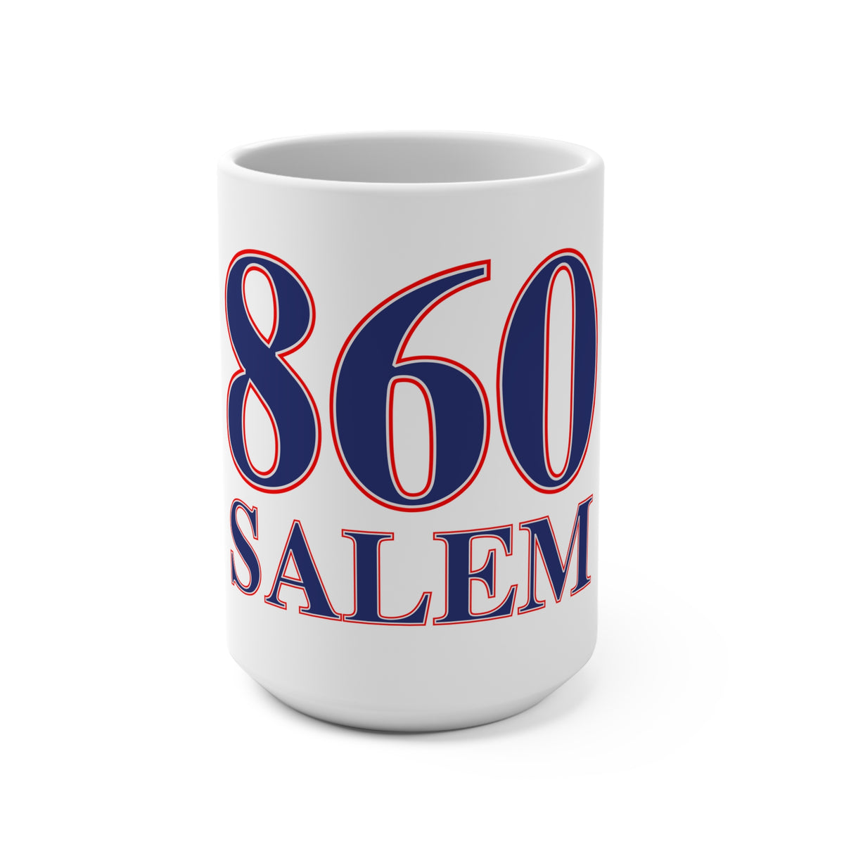 860 Salem Red, White & Blue Mug 15oz