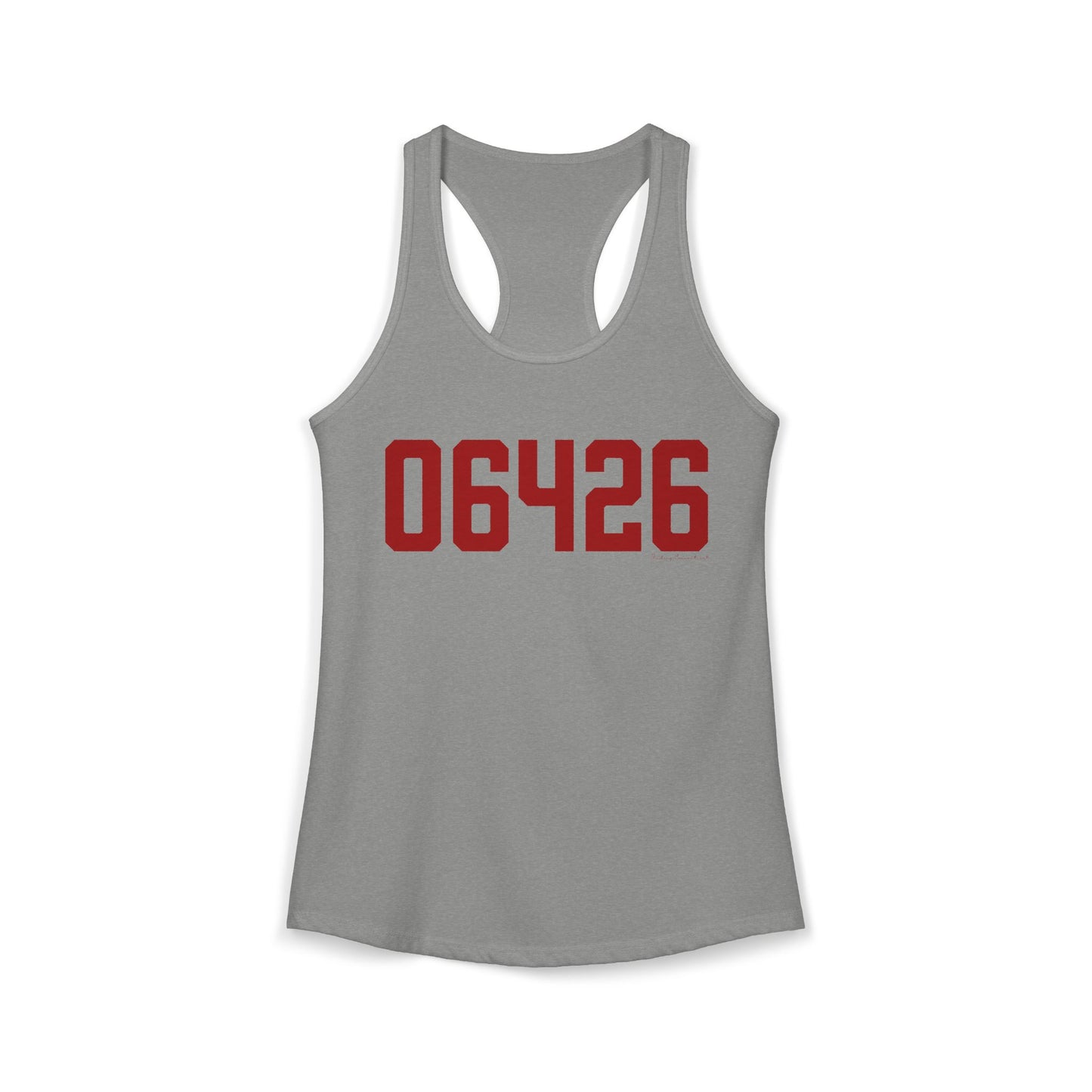 06426 Essex Connecticut Zip Code Women's Ideal Racerback Tank Top
