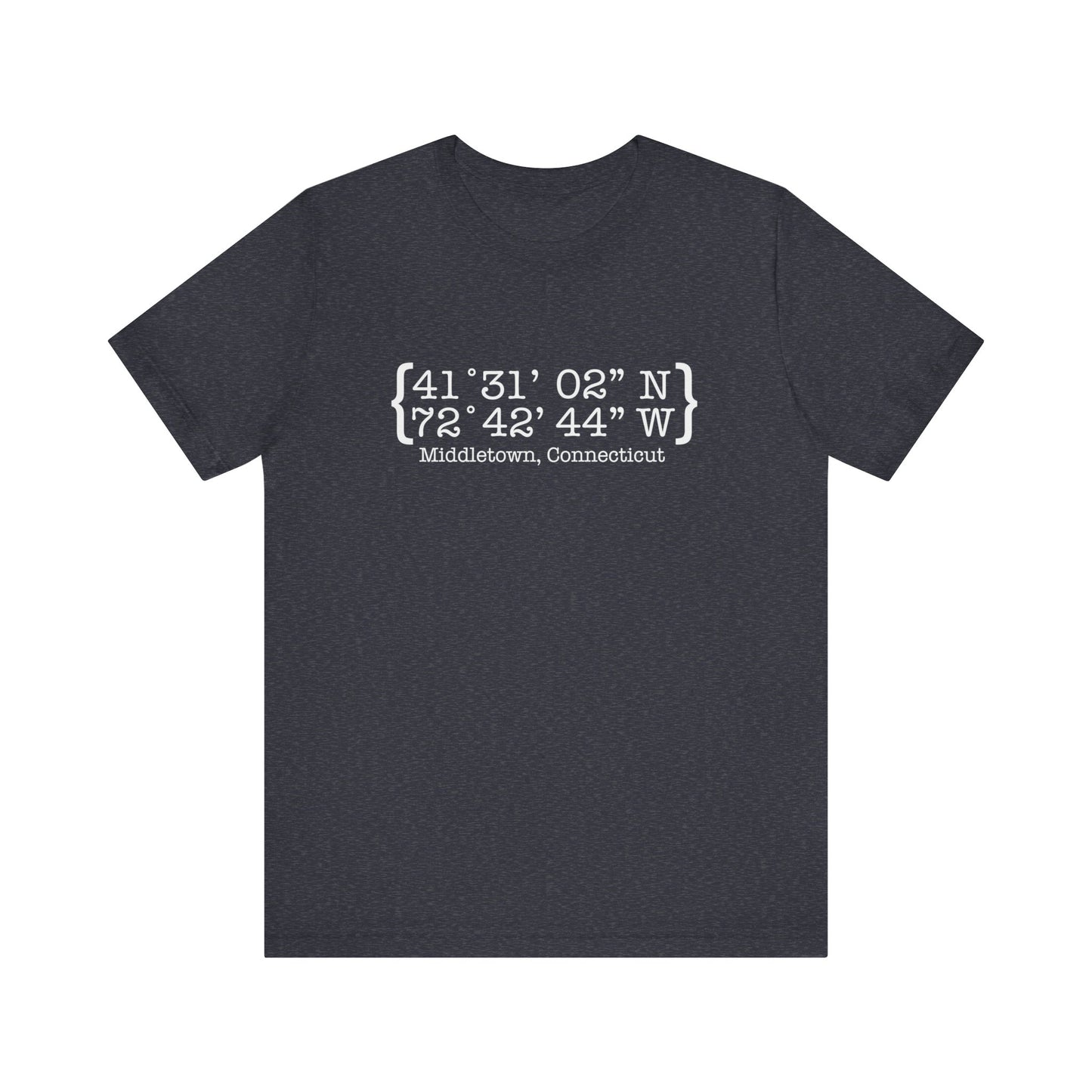 Middletown Coordinates Unisex Jersey Short Sleeve Tee