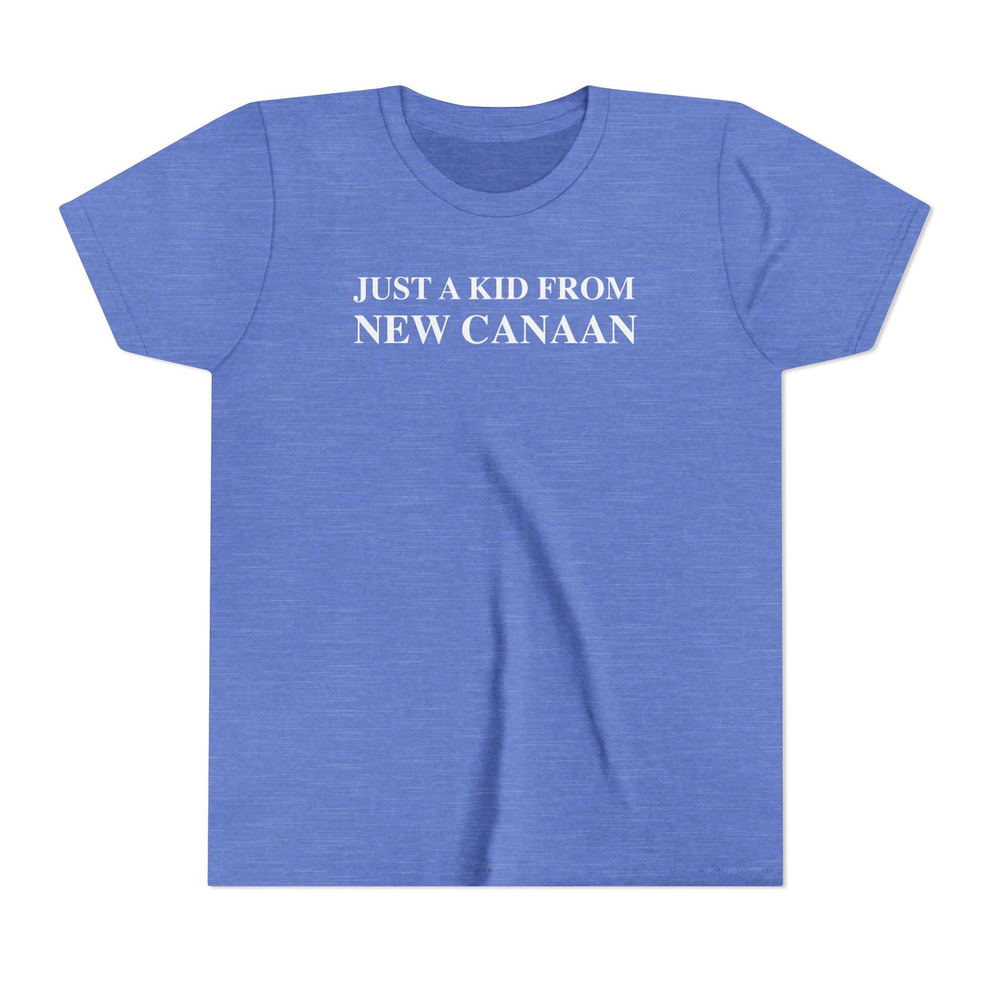 Just a kid from New Canaan Youth Short Sleeve Tee