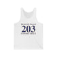 Beacon Falls 203 Connecticut Unisex Jersey Tank Top