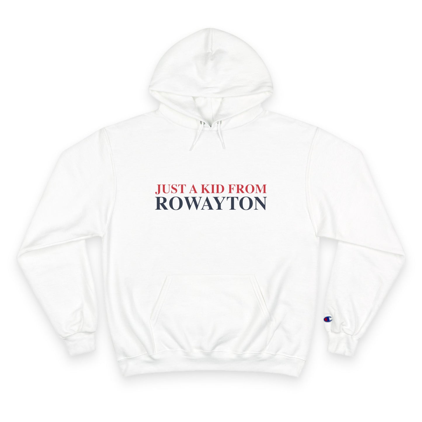 Just a kid from Rowayton Champion Hoodie