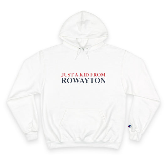 Just a kid from Rowayton Champion Hoodie