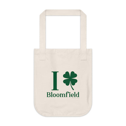 I Clover Bloomfield Organic Canvas Tote Bag