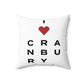 Cranbury Vision Spun Polyester Square Pillow
