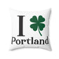 I Clover Portland Spun Polyester Square Pillow