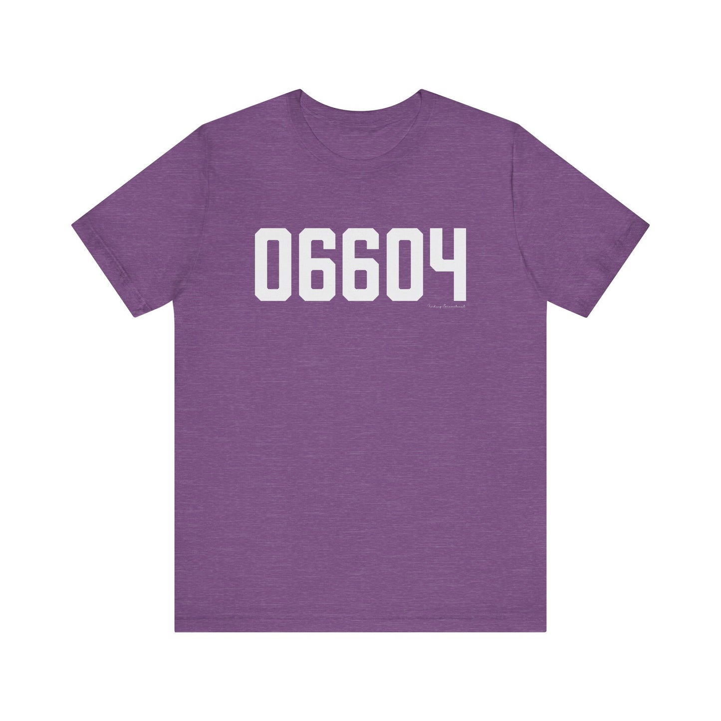 06604 Bridgeport CT Zip Code Unisex Jersey Short Sleeve T-Shirt