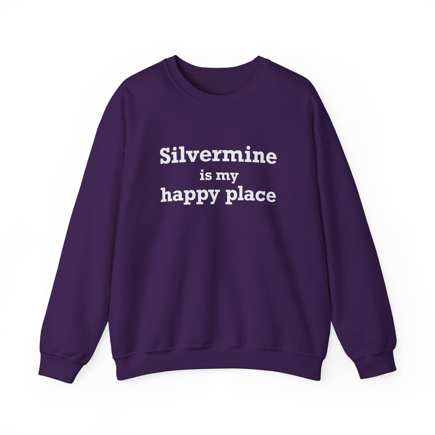 Silvermine is My Happy Place Unisex Heavy Blend™ Crewneck Sweatshirt