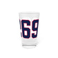 06269 Storrs Connecticut Zip Code Pint Glass, 16oz