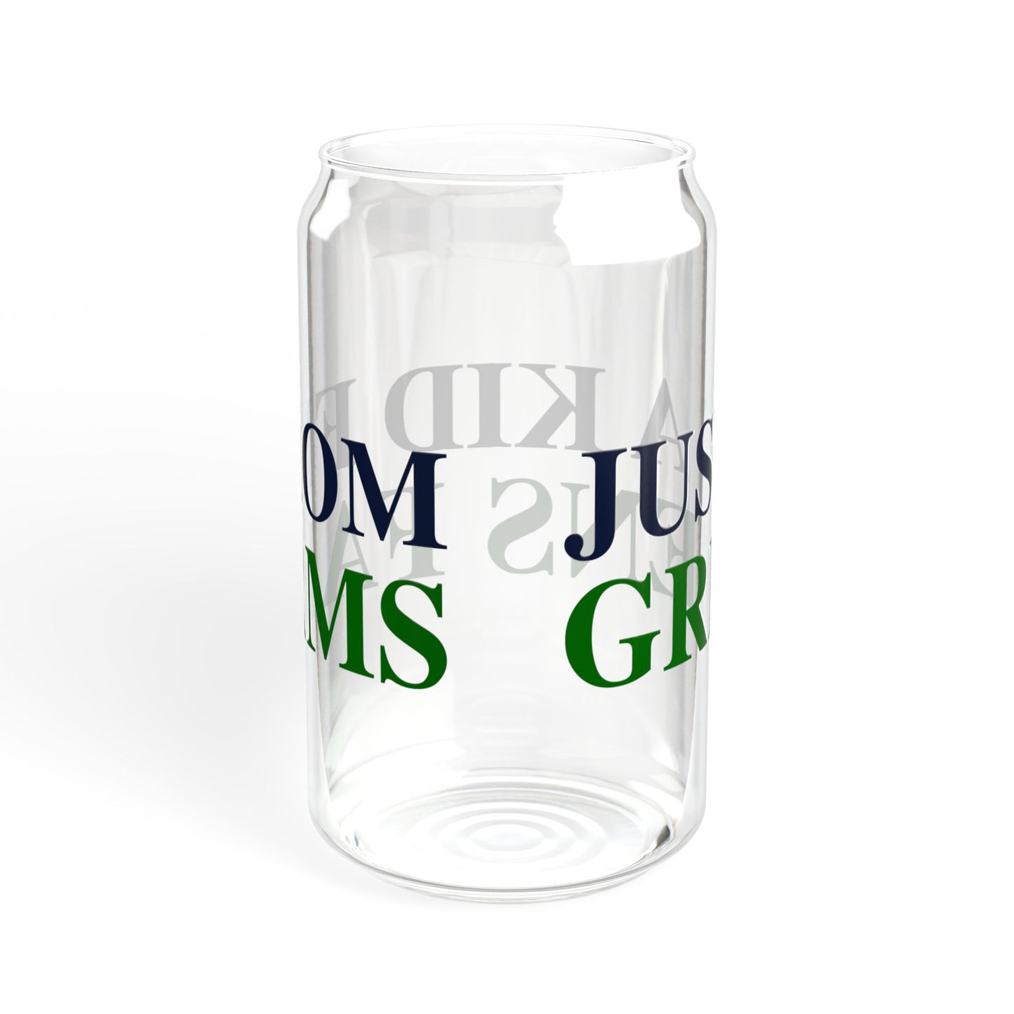 Just a kid from Greens Farms Sipper Glass, 16oz