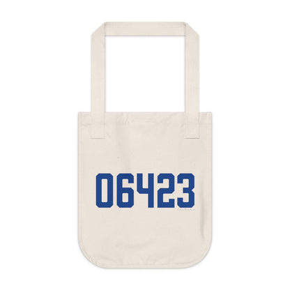 06423 East Haddam Connecticut Zip Code Organic Canvas Tote Bag