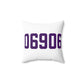 06906 Stamford Connecticut Zip Code Spun Polyester Square Pillow