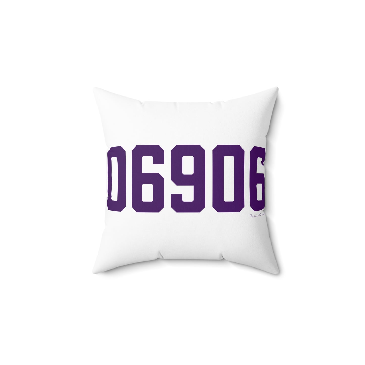 06906 Stamford Connecticut Zip Code Spun Polyester Square Pillow