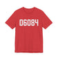 06084 Tolland CT Zip Code Unisex Jersey Short Sleeve T-Shirt