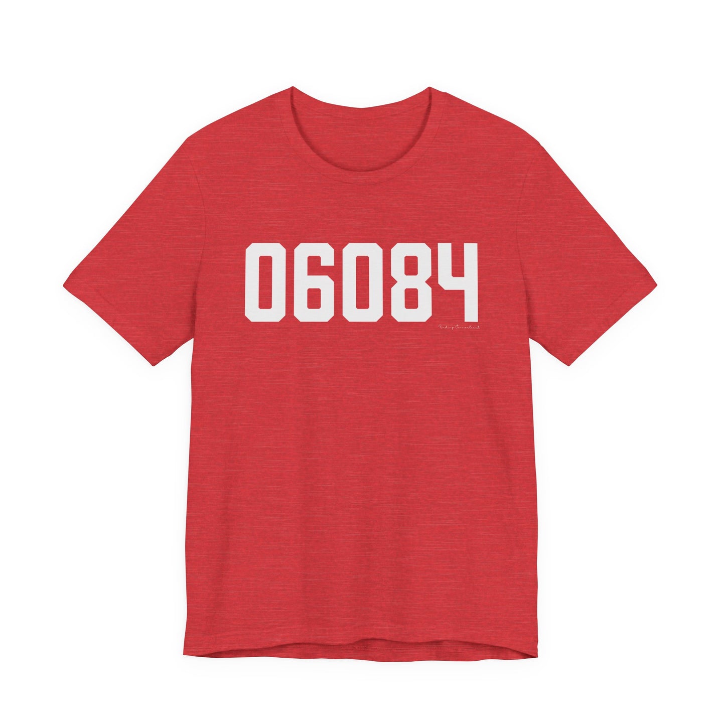 06084 Tolland CT Zip Code Unisex Jersey Short Sleeve T-Shirt