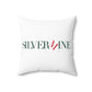 41 Tilt Silvermine Spun Polyester Square Pillow