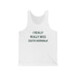 I Really Really Miss South Norwalk Unisex Jersey Tank Top