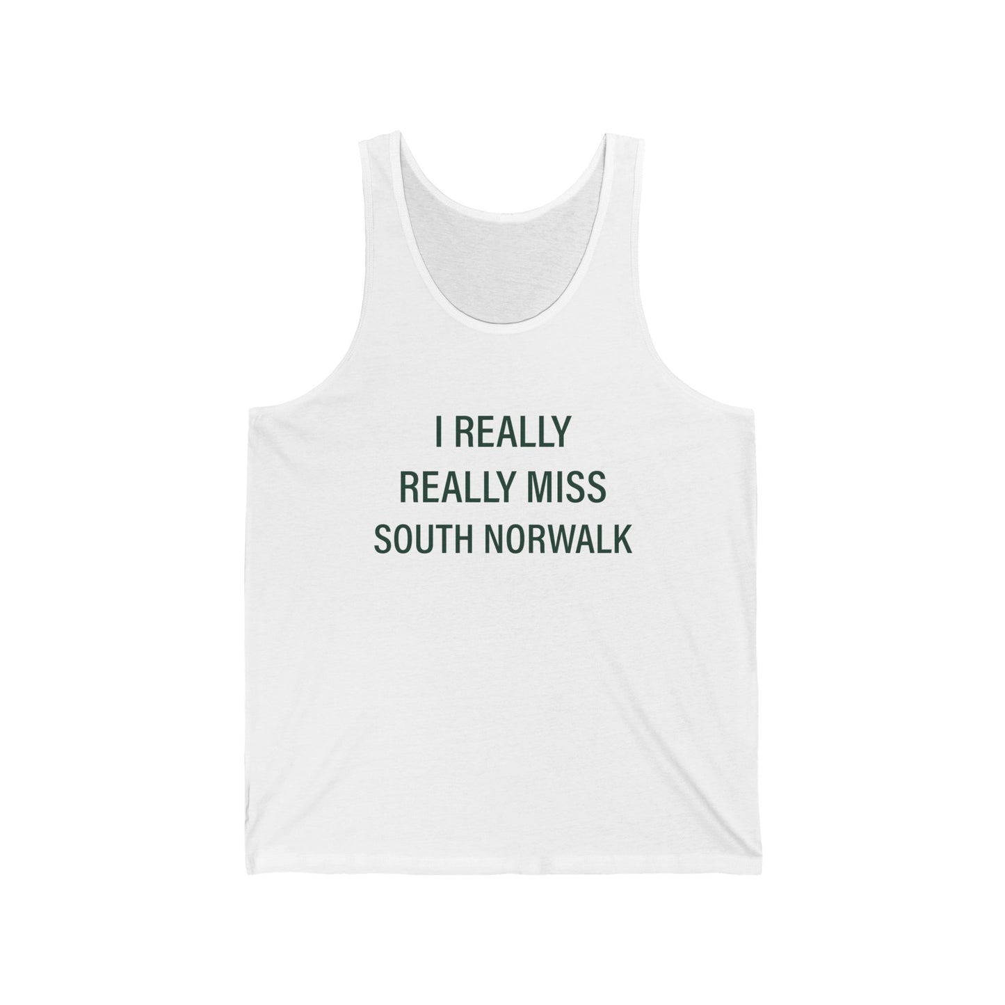 I Really Really Miss South Norwalk Unisex Jersey Tank Top
