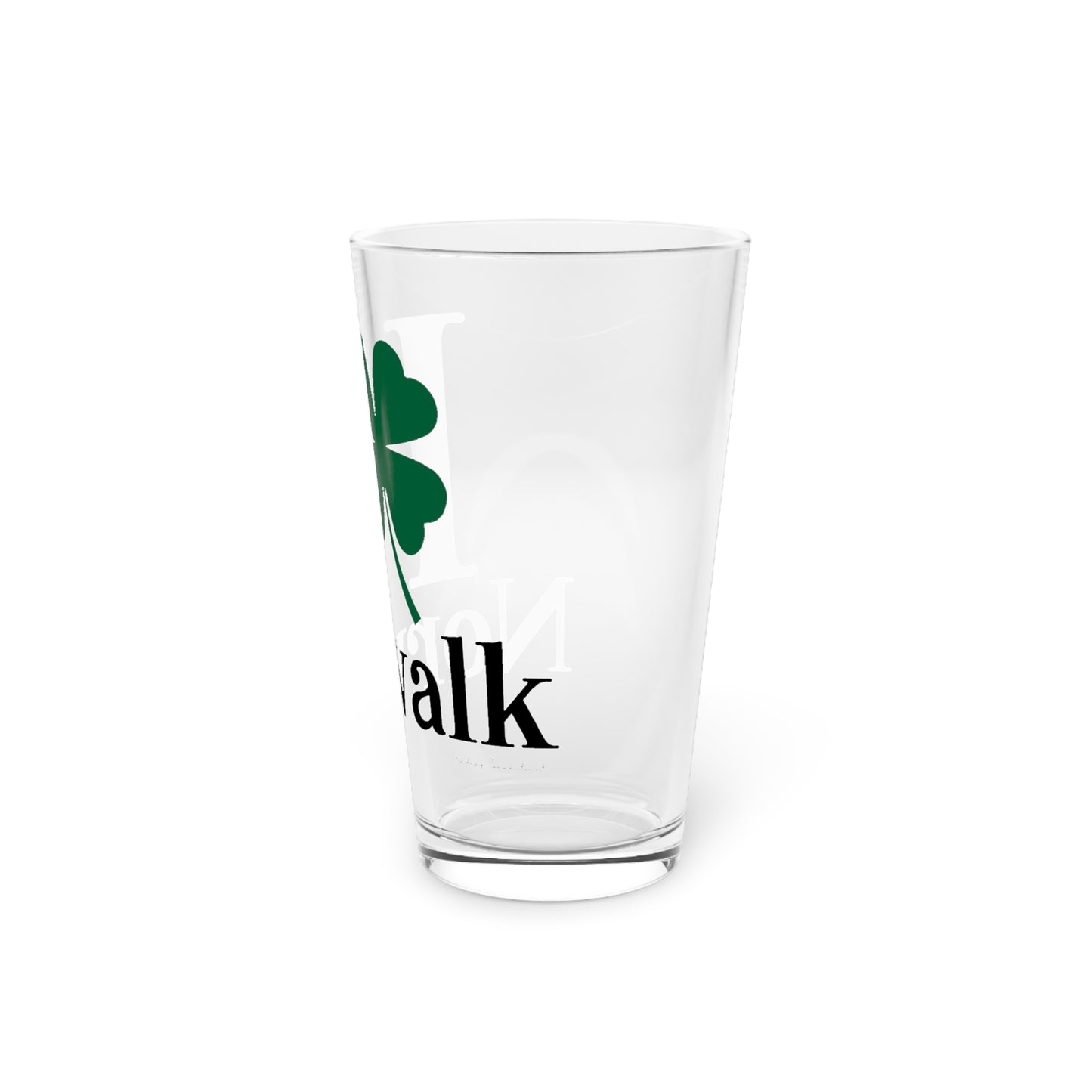 I Clover Norwalk Pint Glass, 16oz