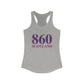 860 Scotland Red White & Blue Women's Ideal Racerback Tank Top