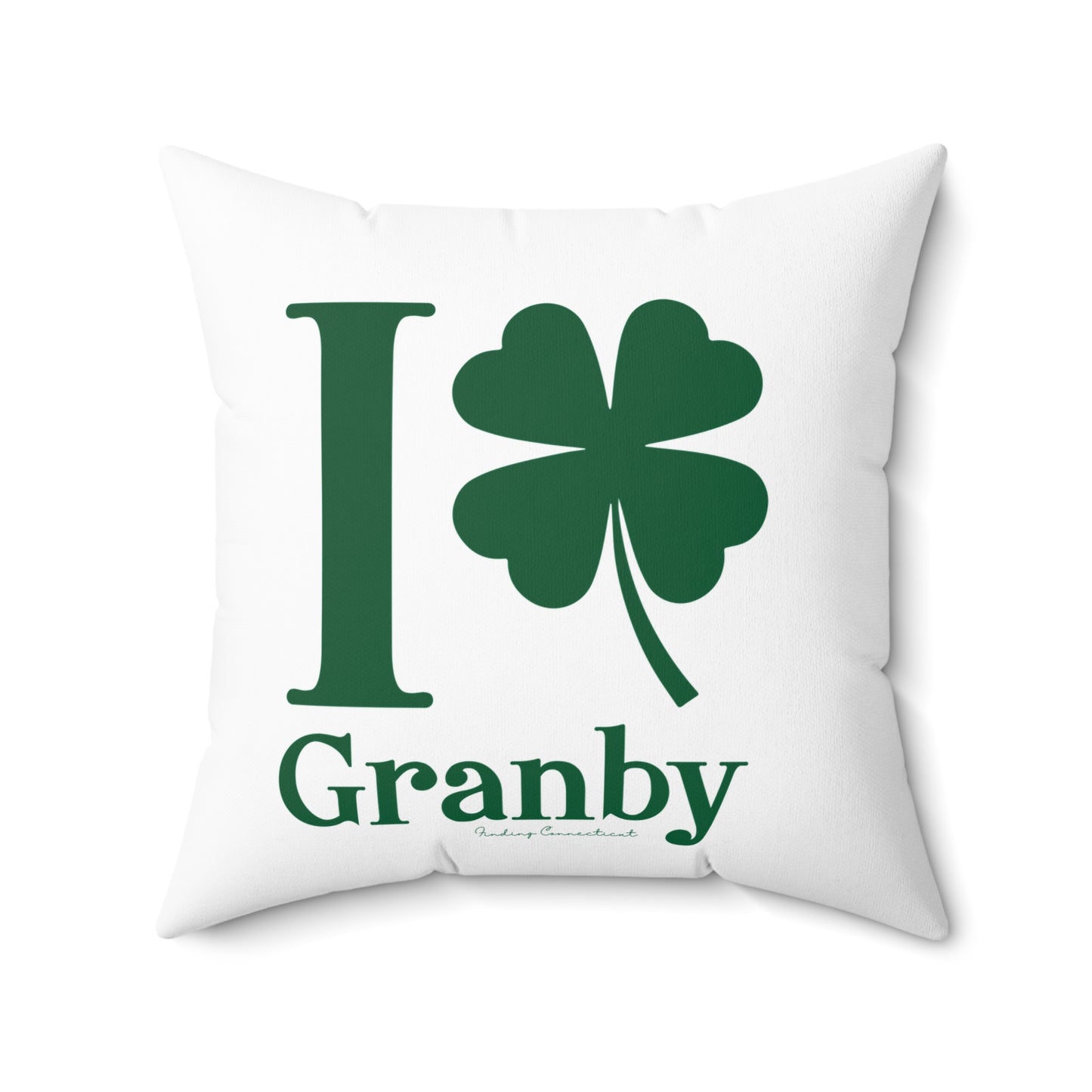 I Clover Granby Spun Polyester Square Pillow