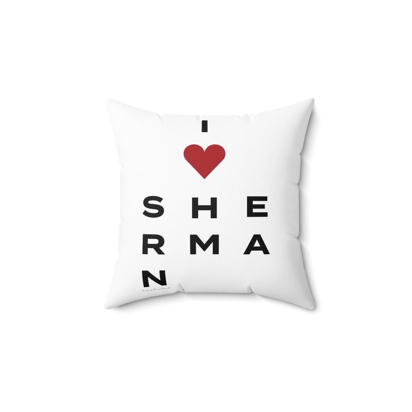 Sherman Vision Spun Polyester Square Pillow