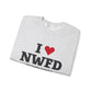 I Heart NWFD Unisex Heavy Blend™ Crewneck Sweatshirt