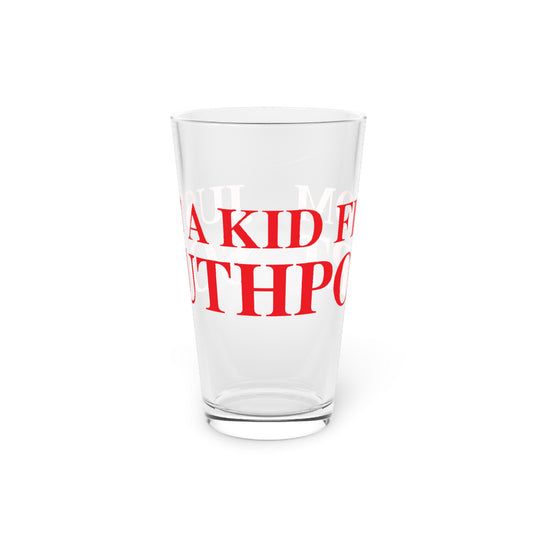 Just a kid from Southport Pint Glass, 16oz