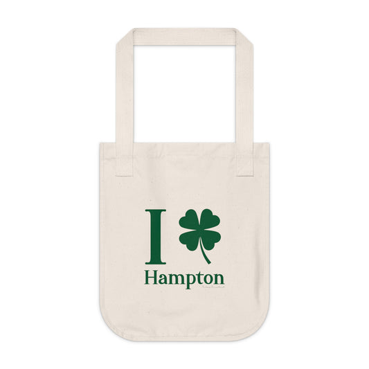 I Clover Hampton Organic Canvas Tote Bag