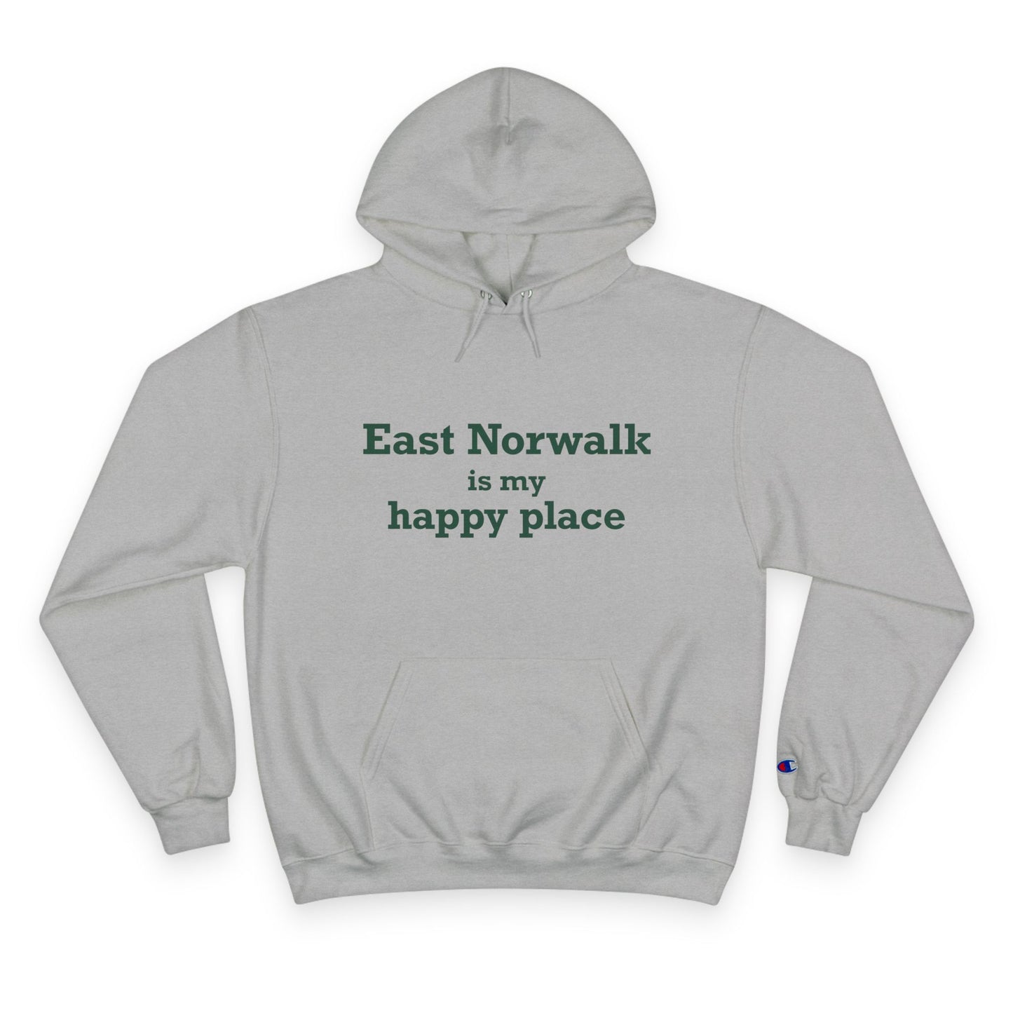 East Norwalk is My Happy Place  Champion Hoodie