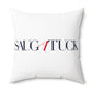 41 Tilt Saugatuck Spun Polyester Square Pillow