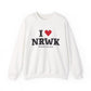 I Heart NRWK Unisex Heavy Blend™ Crewneck Sweatshirt