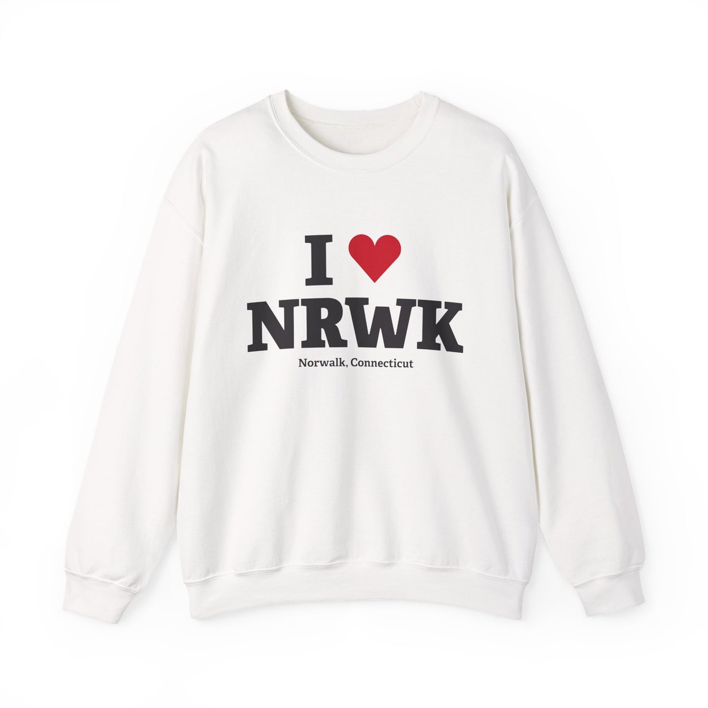 I Heart NRWK Unisex Heavy Blend™ Crewneck Sweatshirt