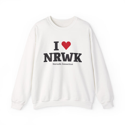 I Heart NRWK Unisex Heavy Blend™ Crewneck Sweatshirt