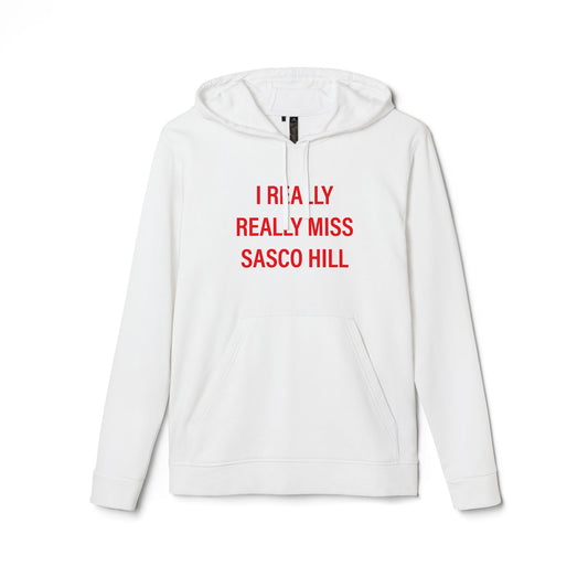 I Really Really Miss Sasco Hill adidas Unisex Fleece Hoodie
