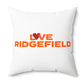 Love Ridgefield Spun Polyester Square Pillow