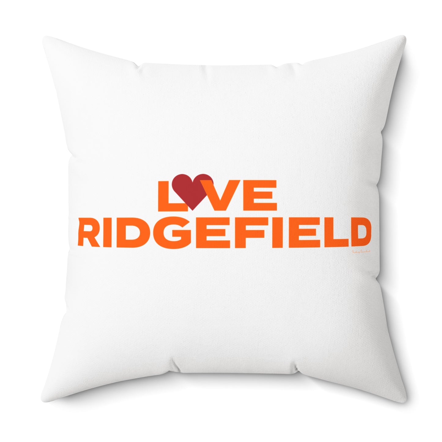 Love Ridgefield Spun Polyester Square Pillow