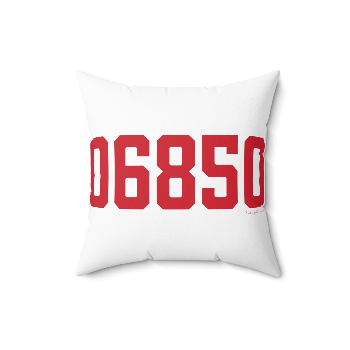 06850 Norwalk Connecticut Zip Code Spun Polyester Square Pillow