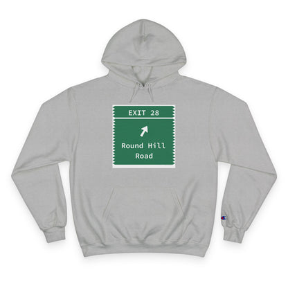 Vintage Merritt Parkway Exit 28 Sign Champion Hoodie