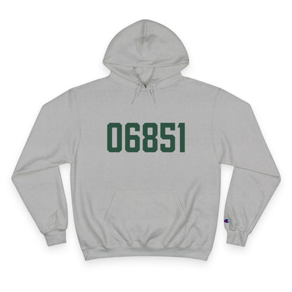 06851 Norwalk Connecticut Zip Code Champion Hoodie Sweatshirt