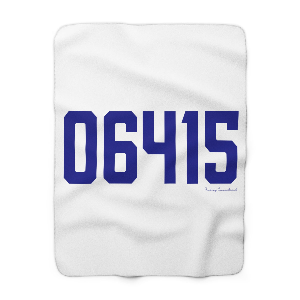06415 Colchester Connecticut Zip Code  Sherpa Fleece Blanket