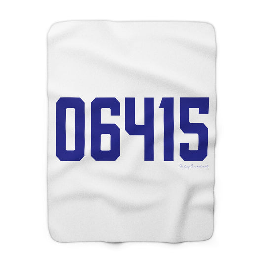 06415 Colchester Connecticut Zip Code  Sherpa Fleece Blanket
