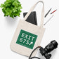 Vintage Exit 67S WCP Sign Organic Canvas Tote Bag
