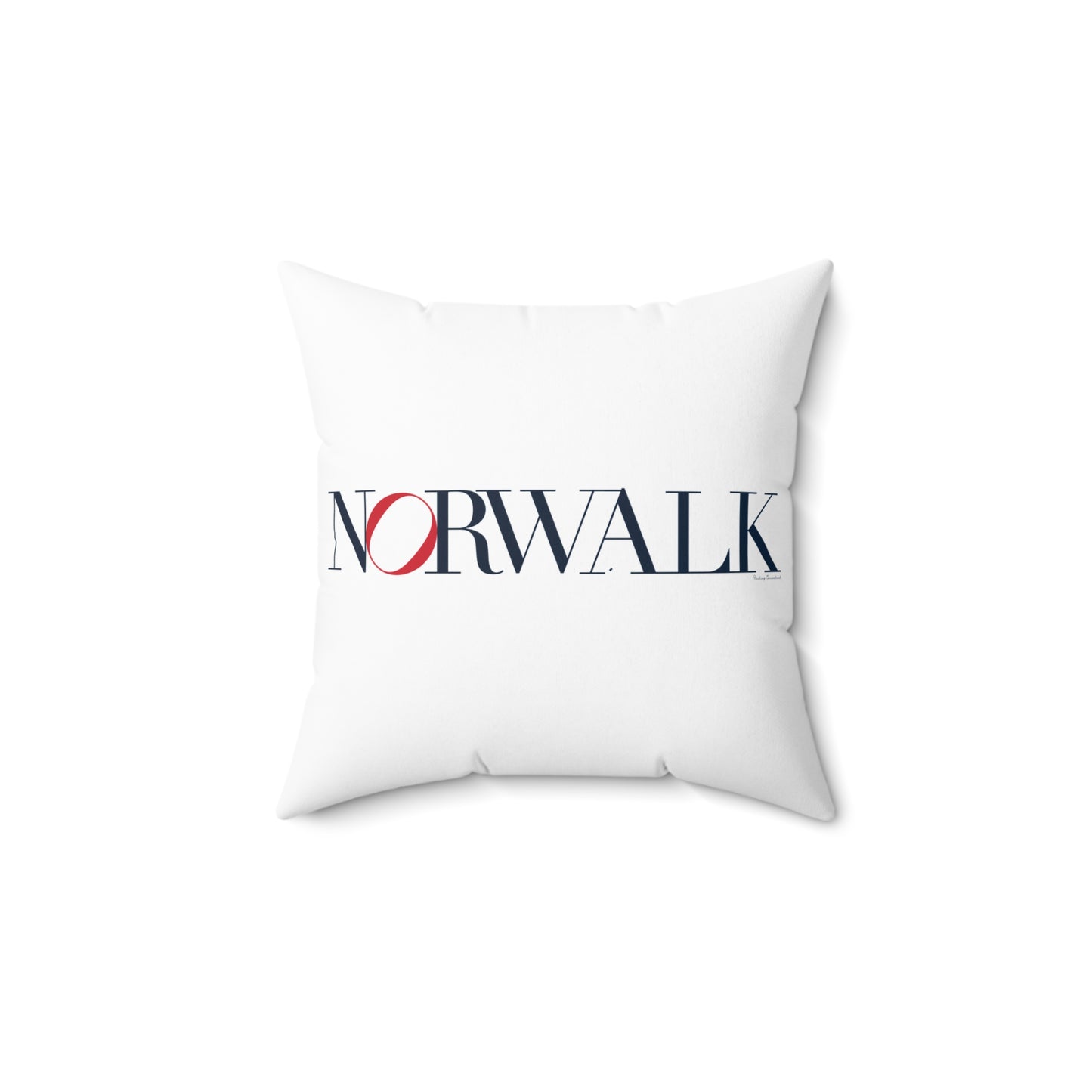 41 Tilt Norwalk Spun Polyester Square Pillow