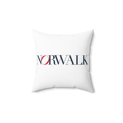 41 Tilt Norwalk Spun Polyester Square Pillow