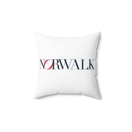 41 Tilt Norwalk Spun Polyester Square Pillow